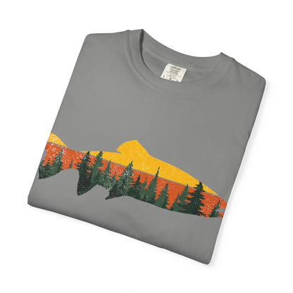 Nature-Inspired Unisex T-Shirt for Outdoor Lovers - Summer Casual Wear, Gift for Fishermen