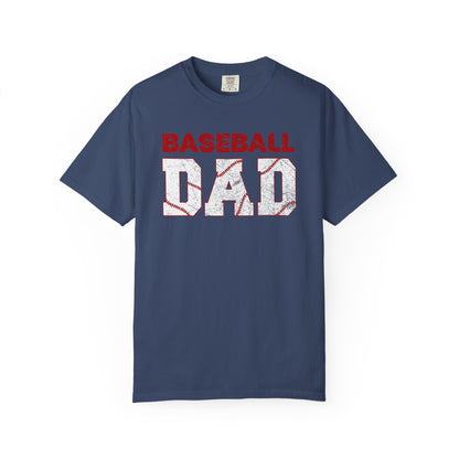 Baseball Dad T-Shirt | Unisex Garment-Dyed Tee