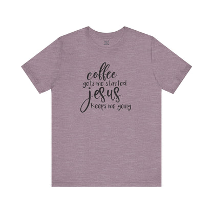 Coffee & Jesus Unisex Tee - Faith-Based Casual Shirt