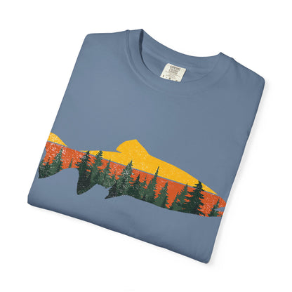 Nature-Inspired Unisex T-Shirt for Outdoor Lovers - Summer Casual Wear, Gift for Fishermen