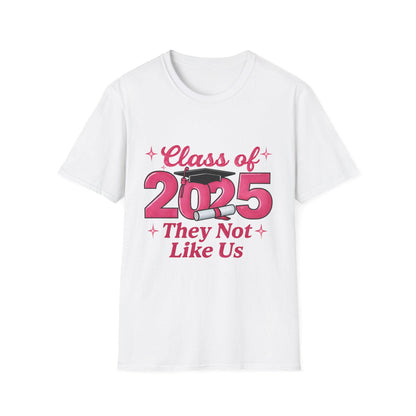 Class of 2025 Unisex Softstyle T-Shirt, Graduation Gift, Custom Tee for Seniors, School Spirit Shirt, Trendy Graduation Apparel