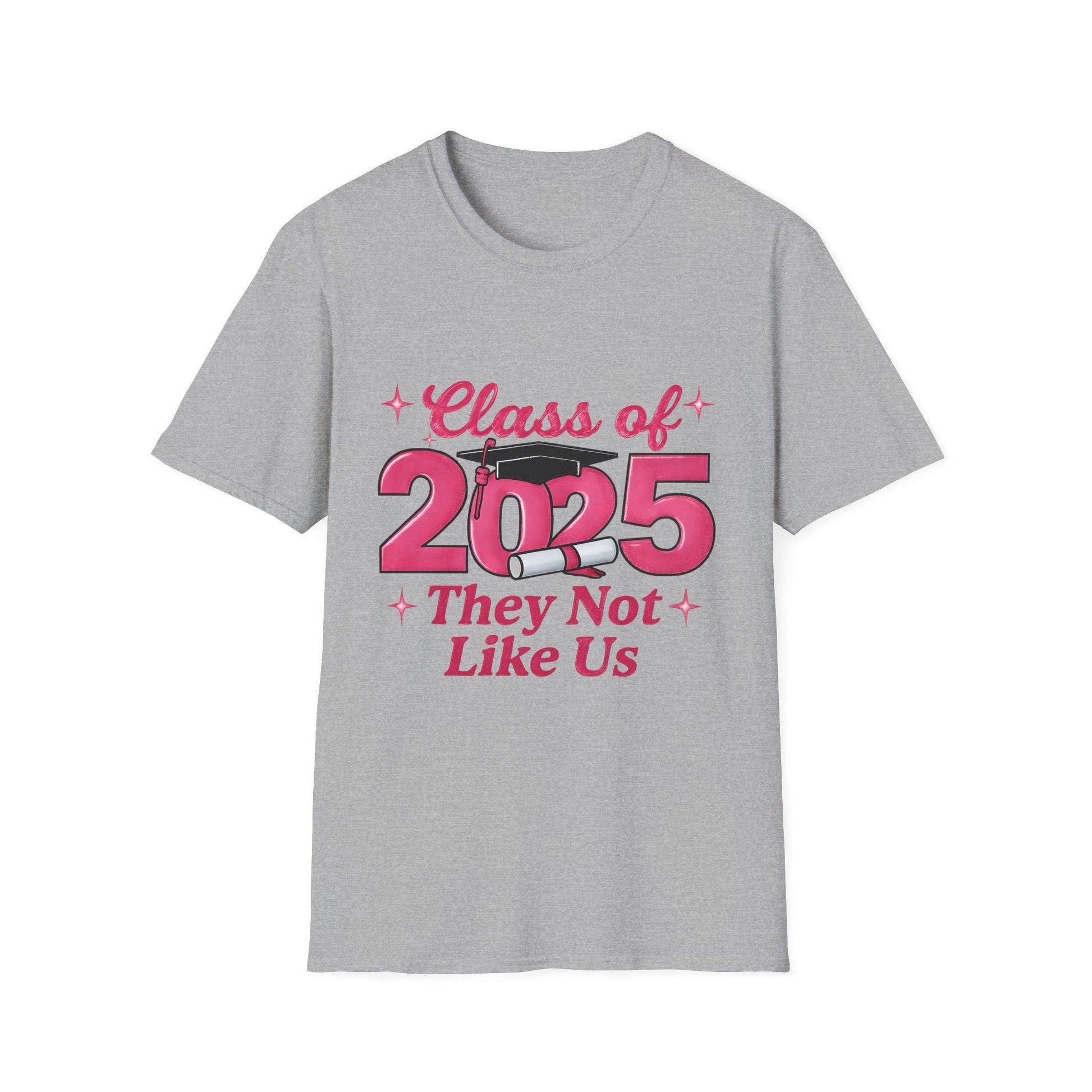 Class of 2025 Unisex Softstyle T-Shirt, Graduation Gift, Custom Tee for Seniors, School Spirit Shirt, Trendy Graduation Apparel