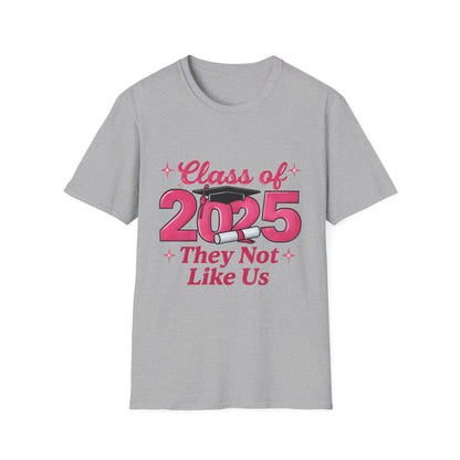 Class of 2025 Unisex Softstyle T-Shirt, Graduation Gift, Custom Tee for Seniors, School Spirit Shirt, Trendy Graduation Apparel