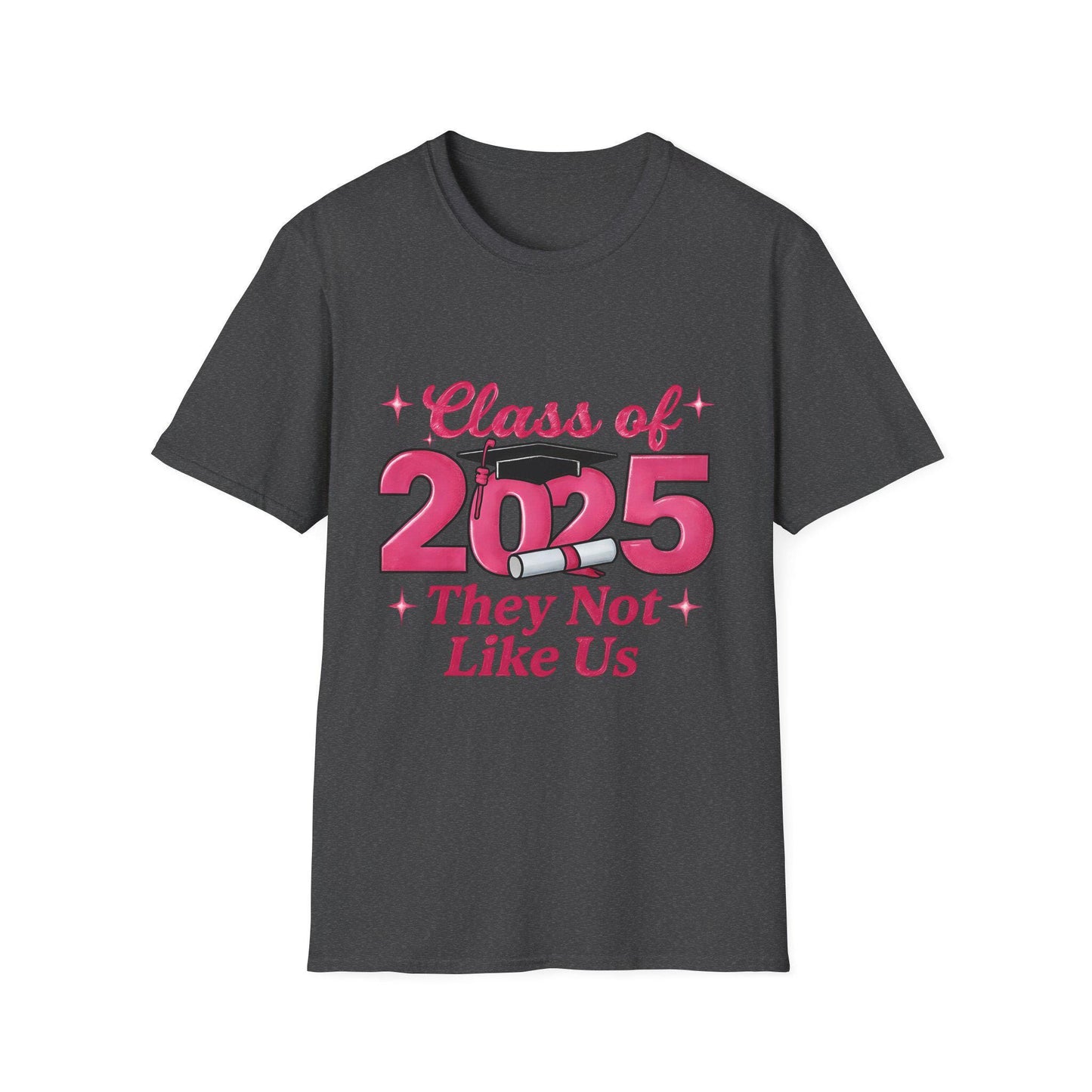 Class of 2025 Unisex Softstyle T-Shirt, Graduation Gift, Custom Tee for Seniors, School Spirit Shirt, Trendy Graduation Apparel