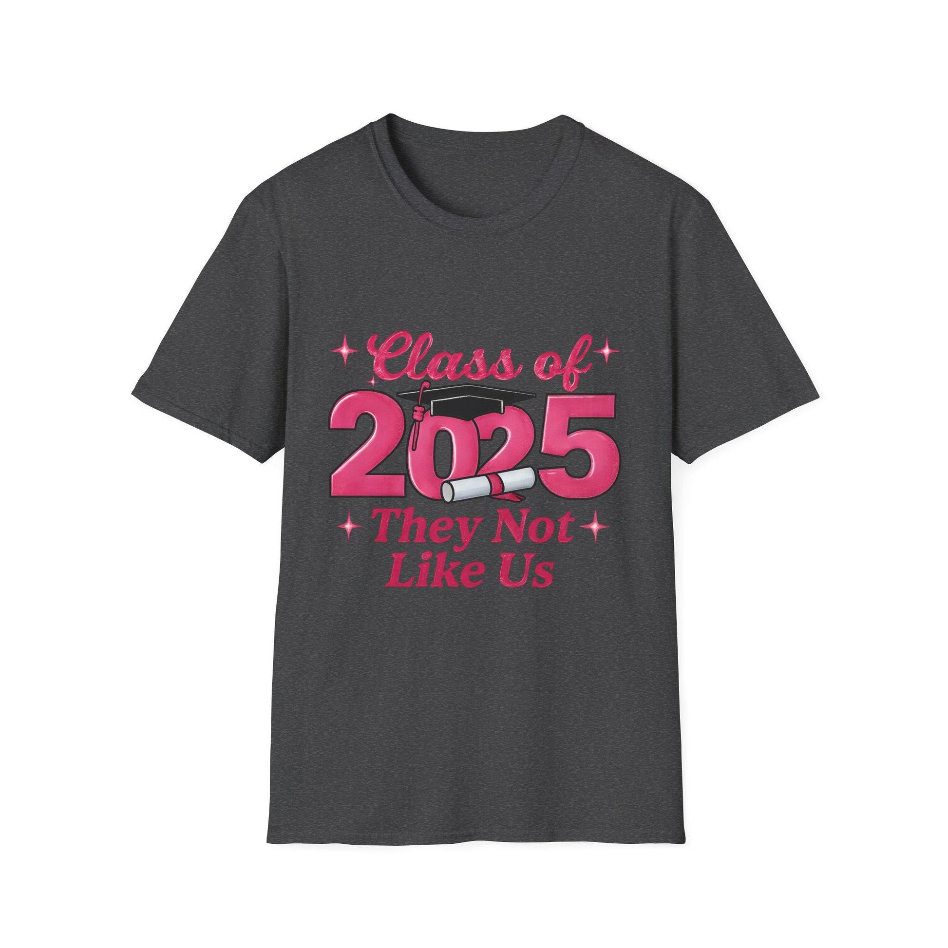 Class of 2025 Unisex Softstyle T-Shirt, Graduation Gift, Custom Tee for Seniors, School Spirit Shirt, Trendy Graduation Apparel