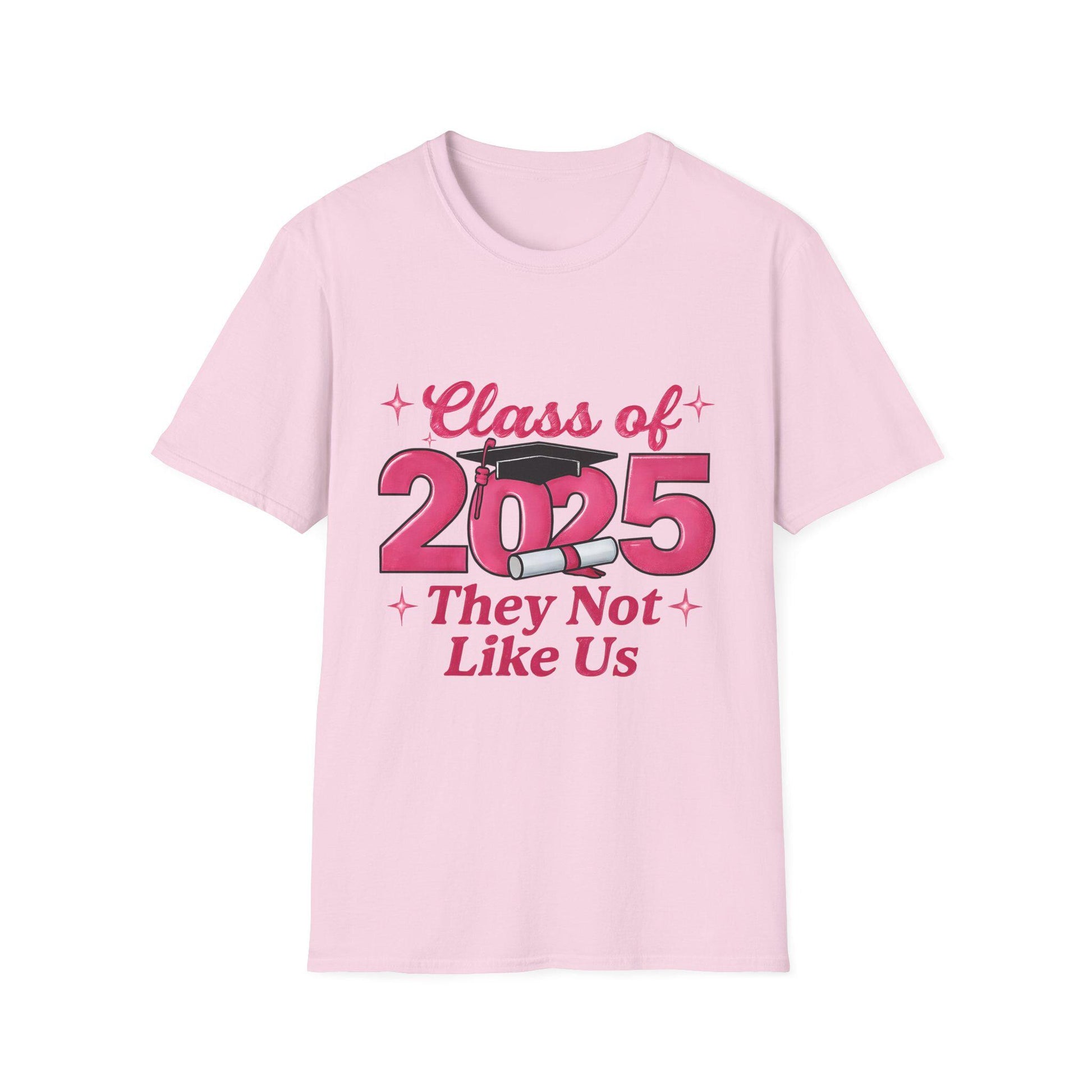 Class of 2025 Unisex Softstyle T-Shirt, Graduation Gift, Custom Tee for Seniors, School Spirit Shirt, Trendy Graduation Apparel