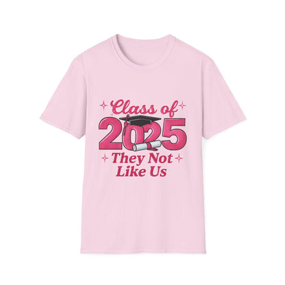 Class of 2025 Unisex Softstyle T-Shirt, Graduation Gift, Custom Tee for Seniors, School Spirit Shirt, Trendy Graduation Apparel