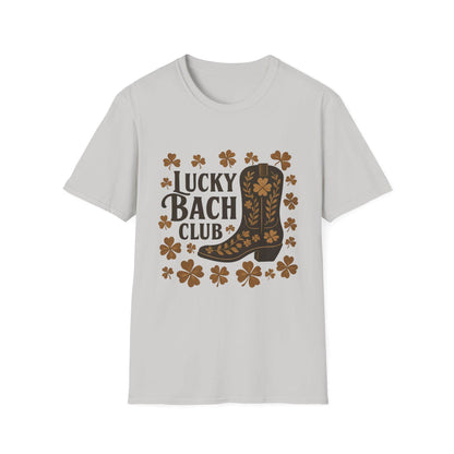 Lucky Bach Club T-Shirt, Unisex Cowgirl Tee, St. Patrick's Day Shirt, Country Music Apparel, Festival Outfit, Vintage Style Shirt