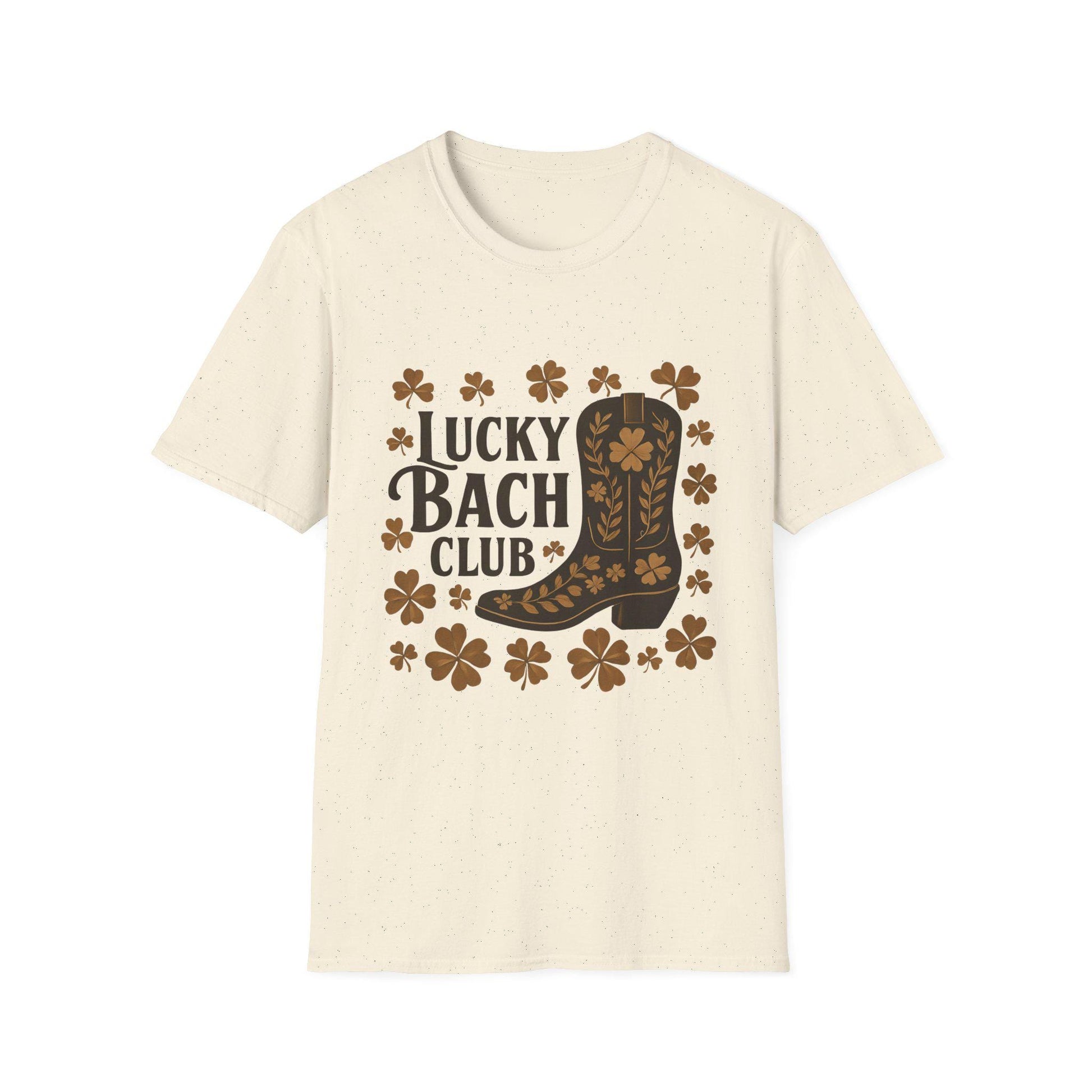 Lucky Bach Club T-Shirt, Unisex Cowgirl Tee, St. Patrick's Day Shirt, Country Music Apparel, Festival Outfit, Vintage Style Shirt