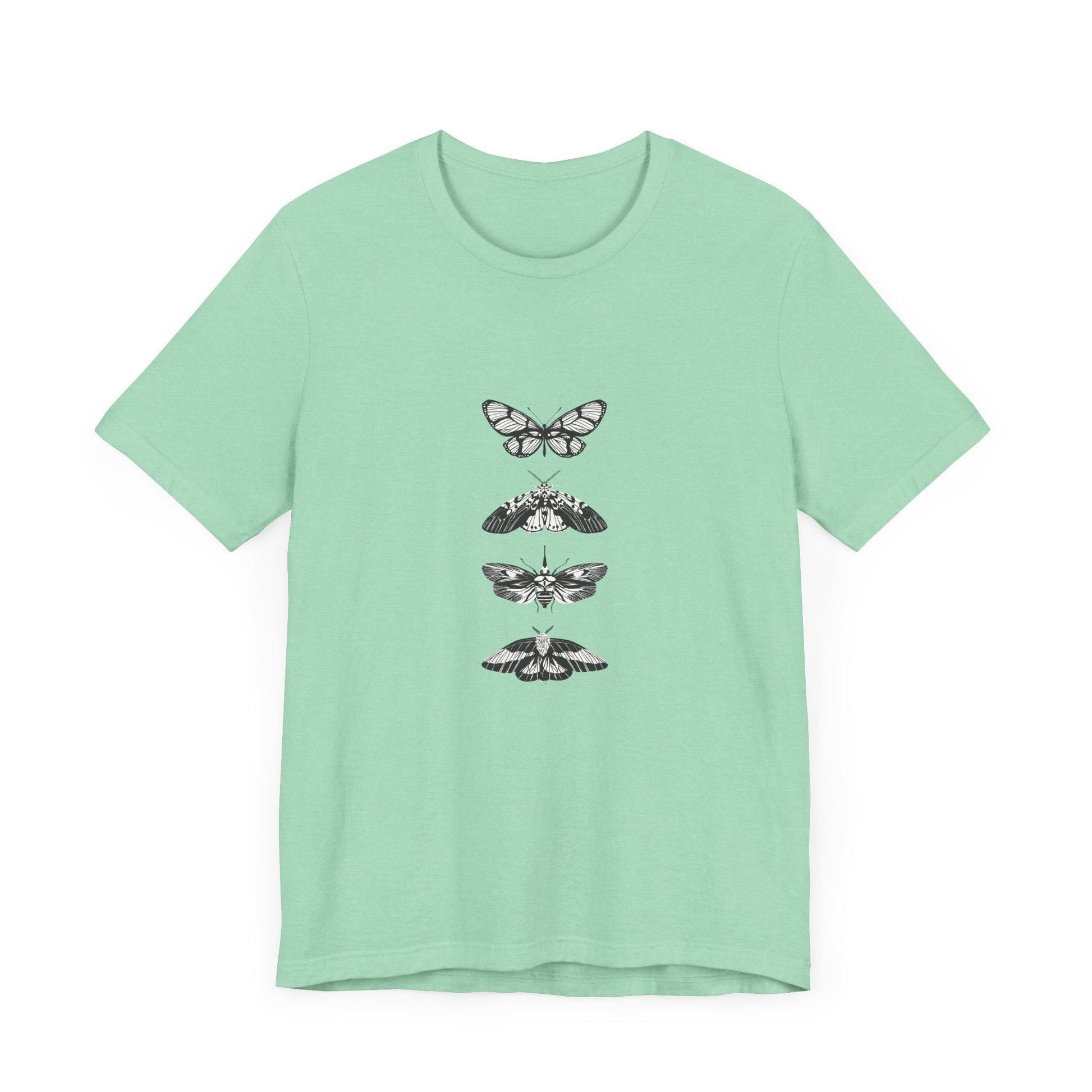 Minimalist Butterfly Graphic Tee for Nature Enthusiasts, Stylish Casual Shirt, Gift for Eco Lovers, Unisex Casualwear