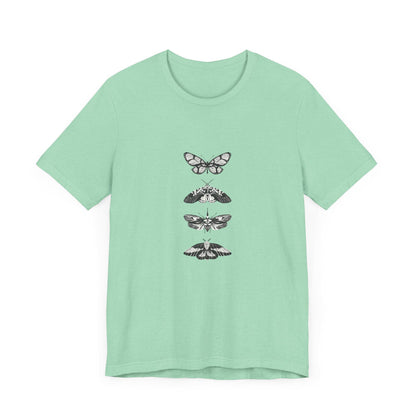 Minimalist Butterfly Graphic Tee for Nature Enthusiasts, Stylish Casual Shirt, Gift for Eco Lovers, Unisex Casualwear