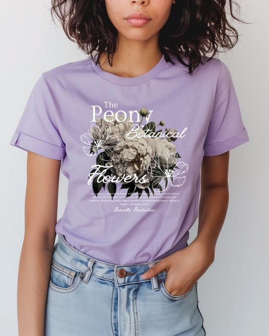 Botanical Flowers Tee, Floral T-Shirt, Nature Lover Gift, Casual Wear, Summer Fashion, Eco-Friendly Style