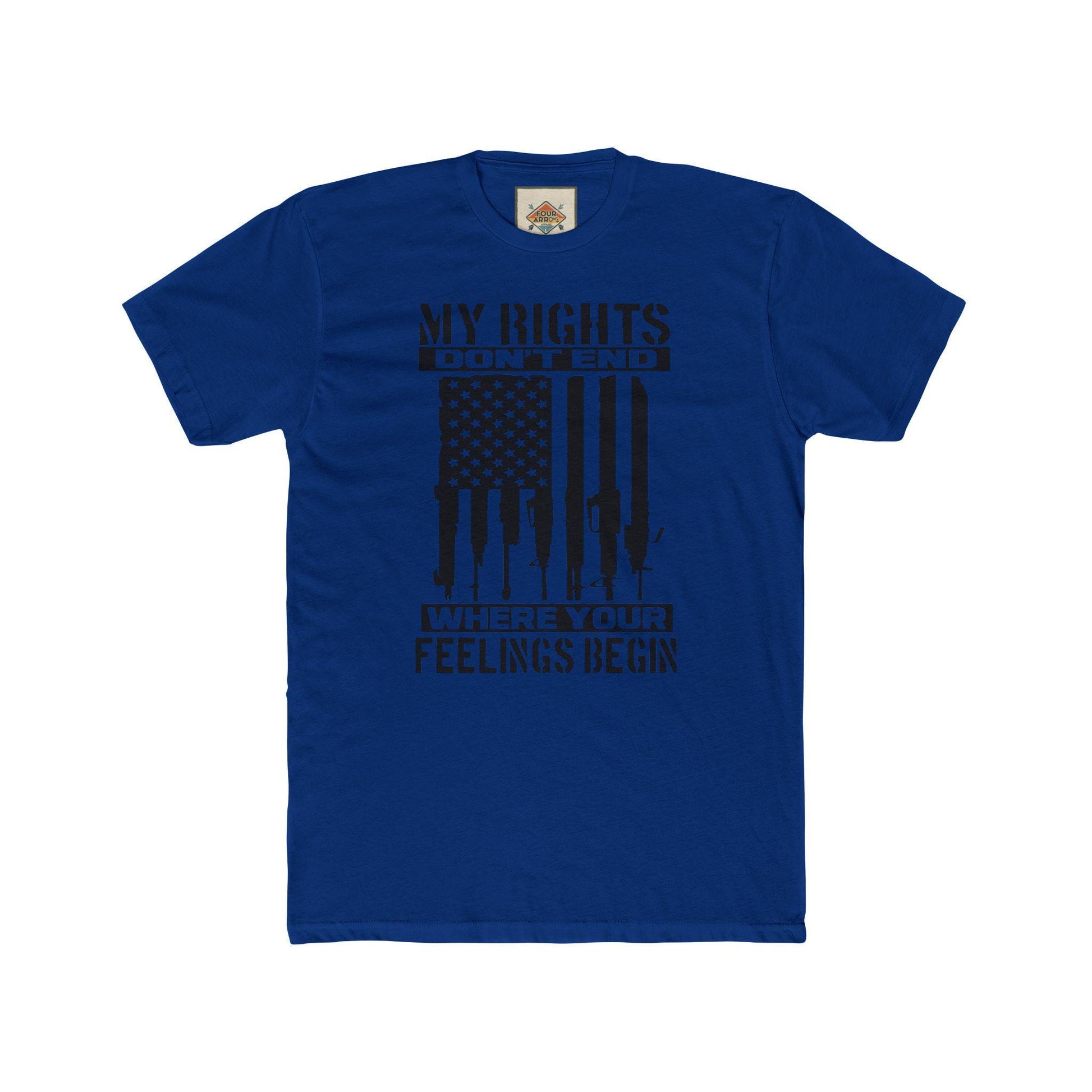 Statement Crew Tee - My Rights Don't End | Unisex T-Shirt for Freedom Lovers, Gifts for Activists, Protest Apparel, Casual Streetwear