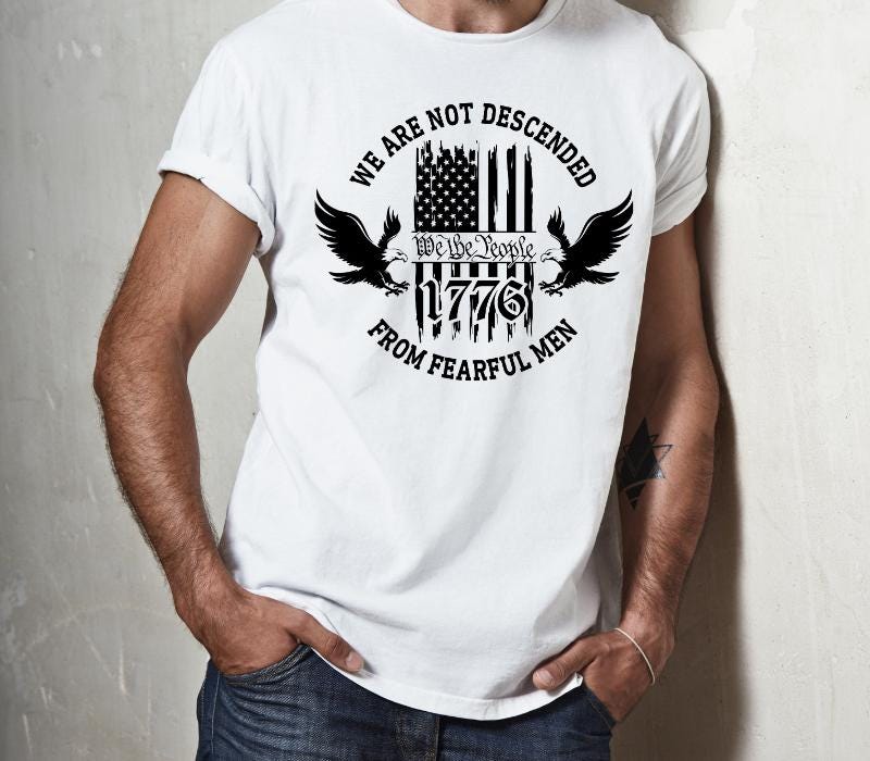 Patriotic Tee, Independence Day Shirt, USA Flag Top, Unisex Cotton Crew, Freedom Apparel, Graphic T-Shirt