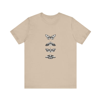 Minimalist Butterfly Graphic Tee for Nature Enthusiasts, Stylish Casual Shirt, Gift for Eco Lovers, Unisex Casualwear