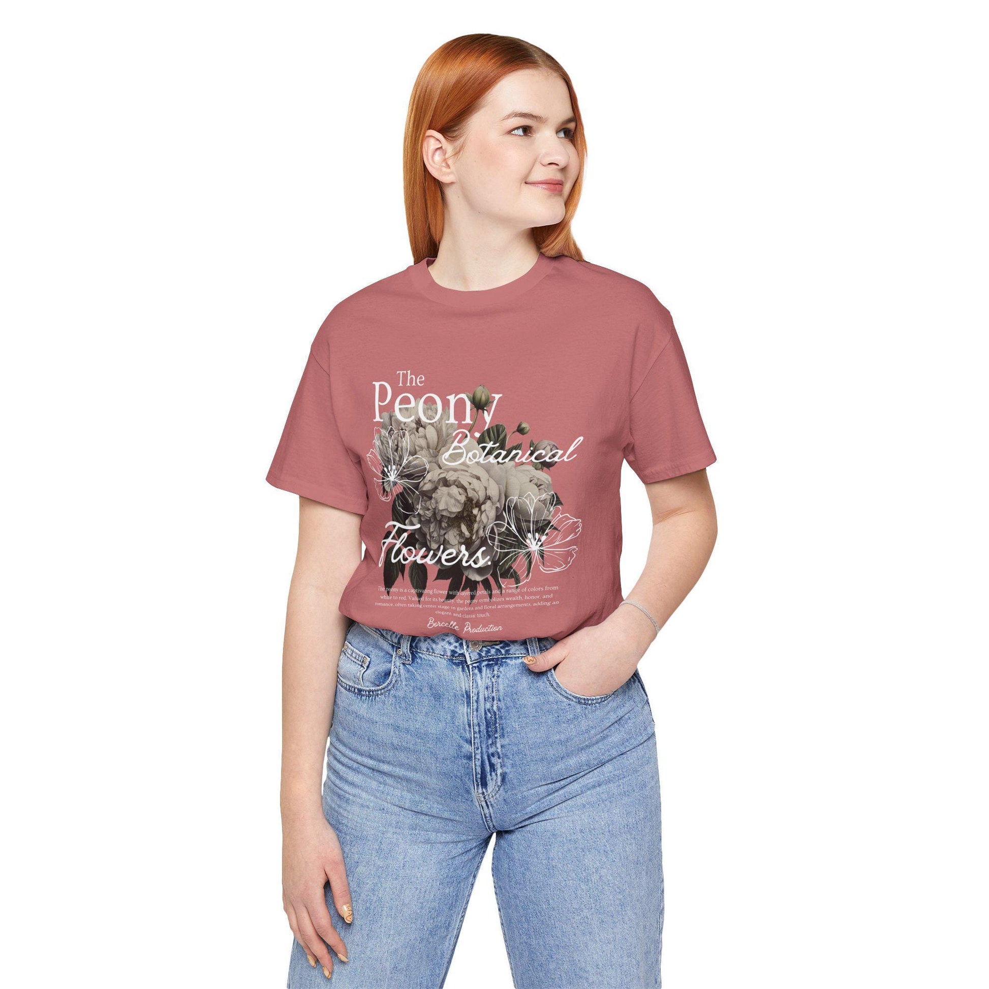 Botanical Flowers Tee, Floral T-Shirt, Nature Lover Gift, Casual Wear, Summer Fashion, Eco-Friendly Style
