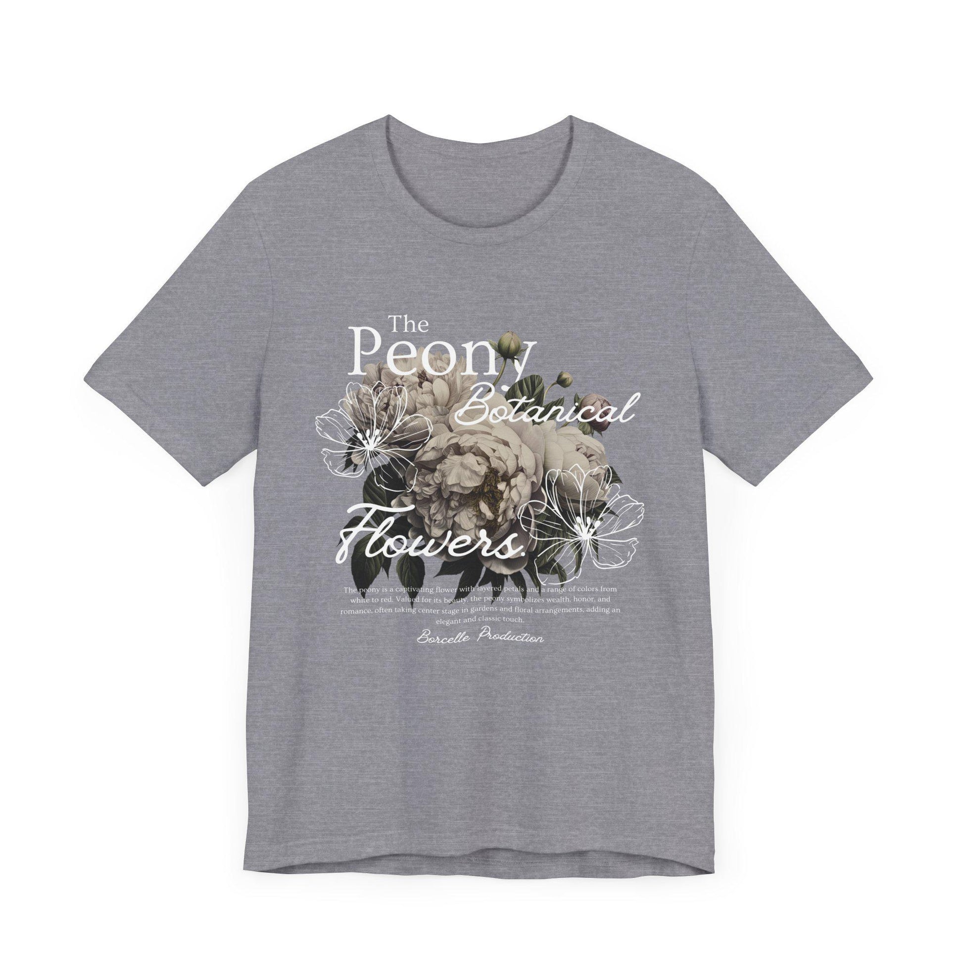 Botanical Flowers Tee, Floral T-Shirt, Nature Lover Gift, Casual Wear, Summer Fashion, Eco-Friendly Style