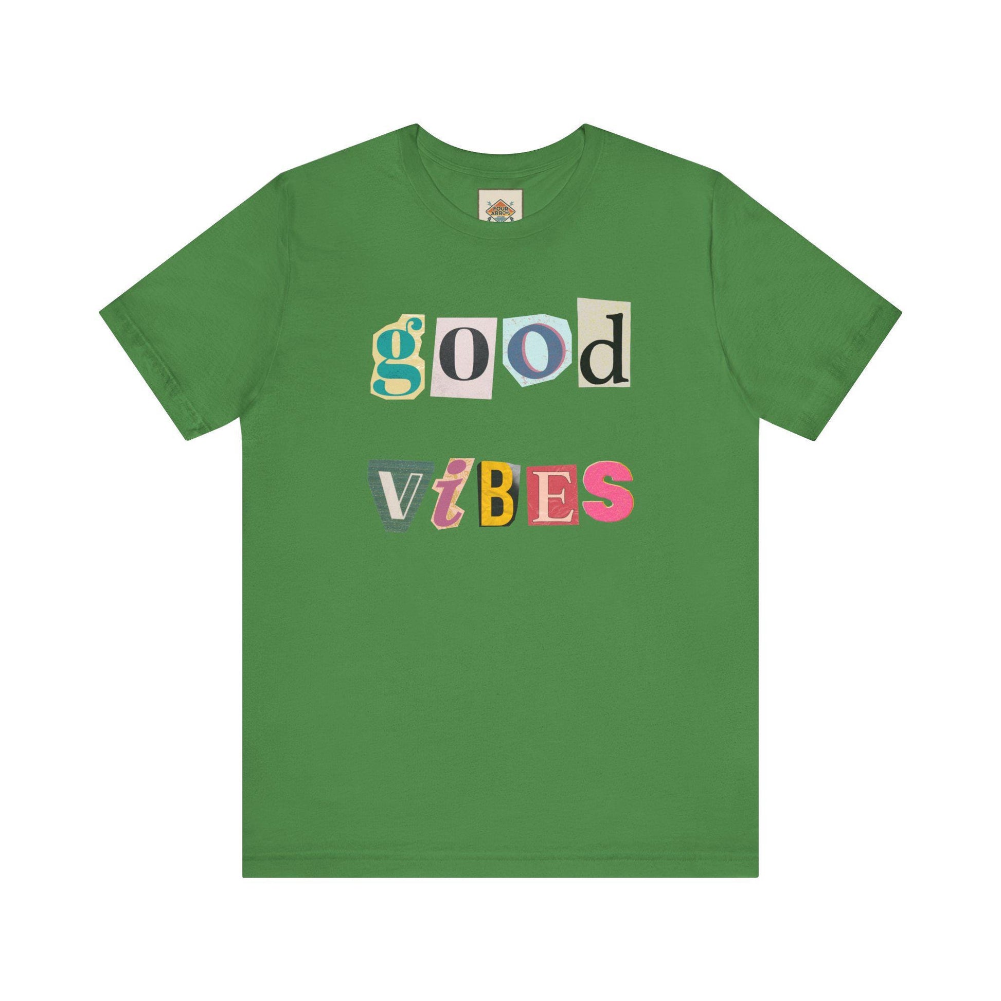 Good Vibes Unisex Tee, Positive Affirmation Shirt, Fun Graphic T-Shirt, Gift for Friends, Casual Wear, Summer Essentials